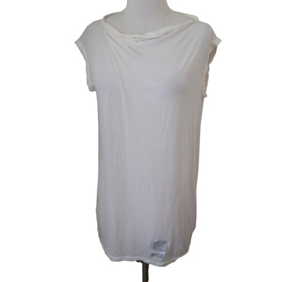 RICK OWENS DRK SHDW Draped jersey E Tee top NWT sz M - Picture 1 of 6